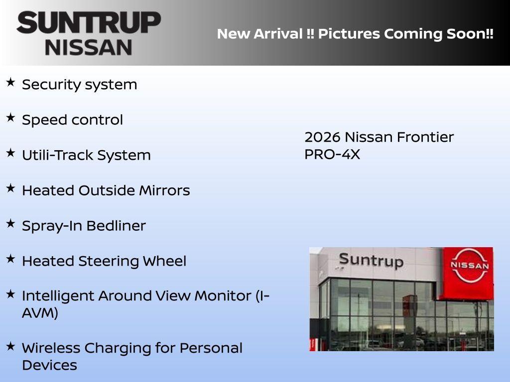 new 2026 Nissan Frontier car, priced at $43,035