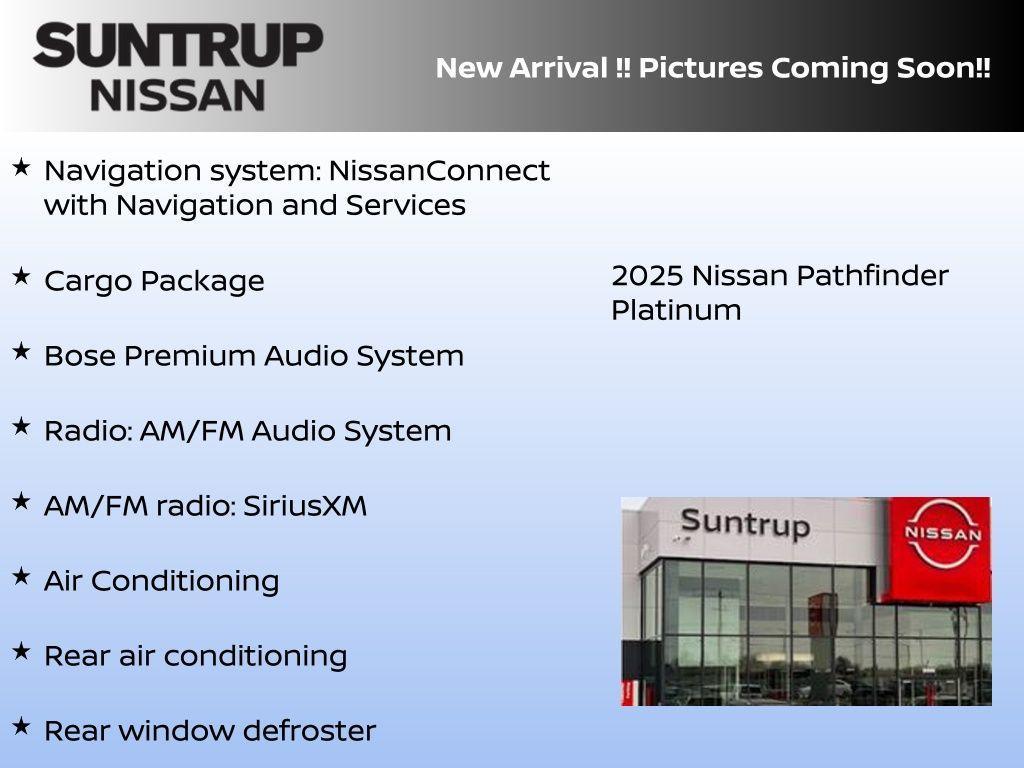 new 2025 Nissan Pathfinder car, priced at $42,768