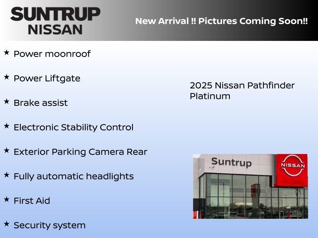 new 2025 Nissan Pathfinder car, priced at $43,607