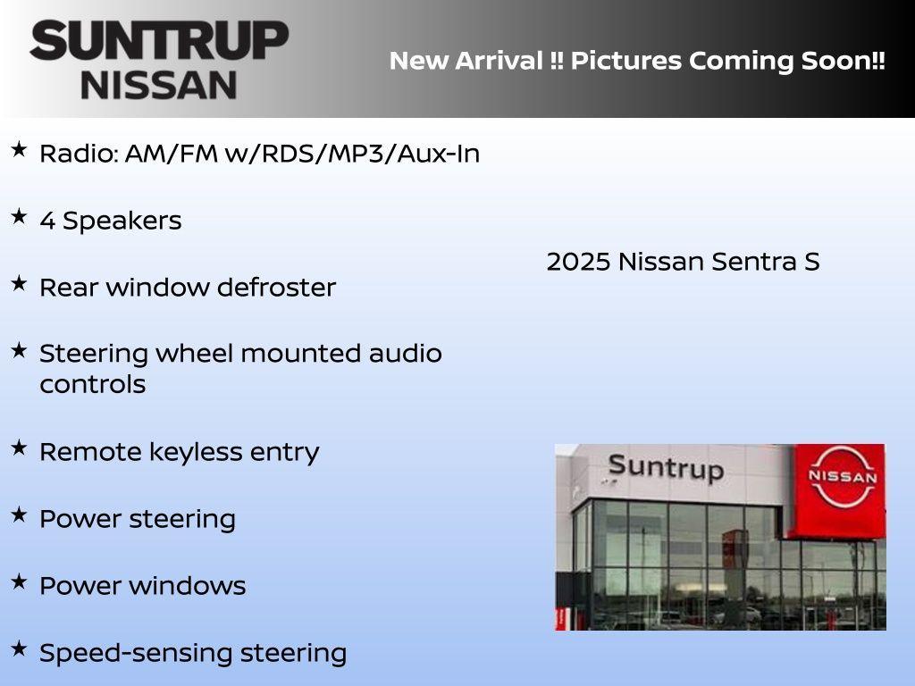 new 2025 Nissan Sentra car, priced at $19,936