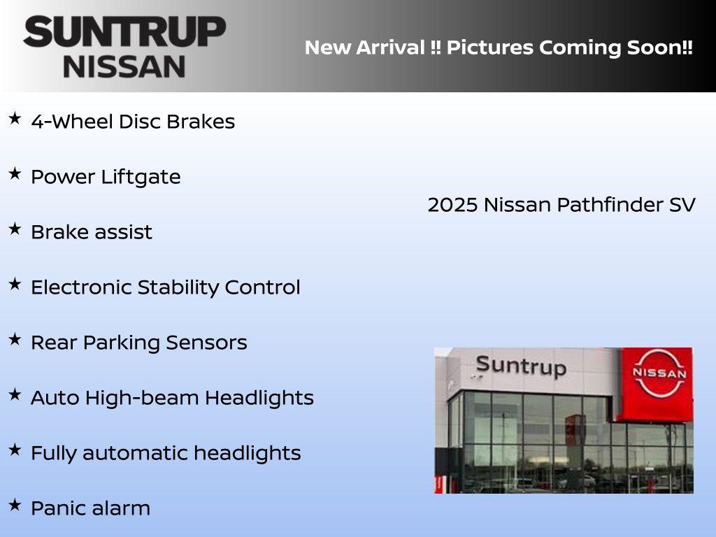 new 2025 Nissan Pathfinder car, priced at $34,405