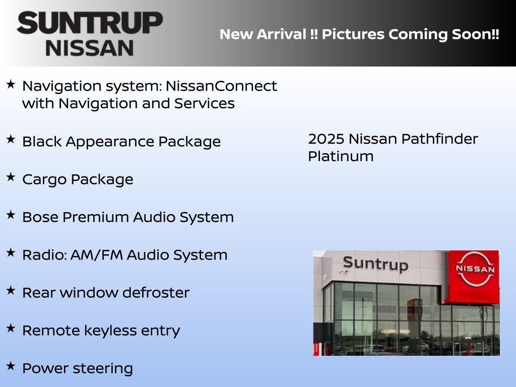 new 2025 Nissan Pathfinder car, priced at $43,570