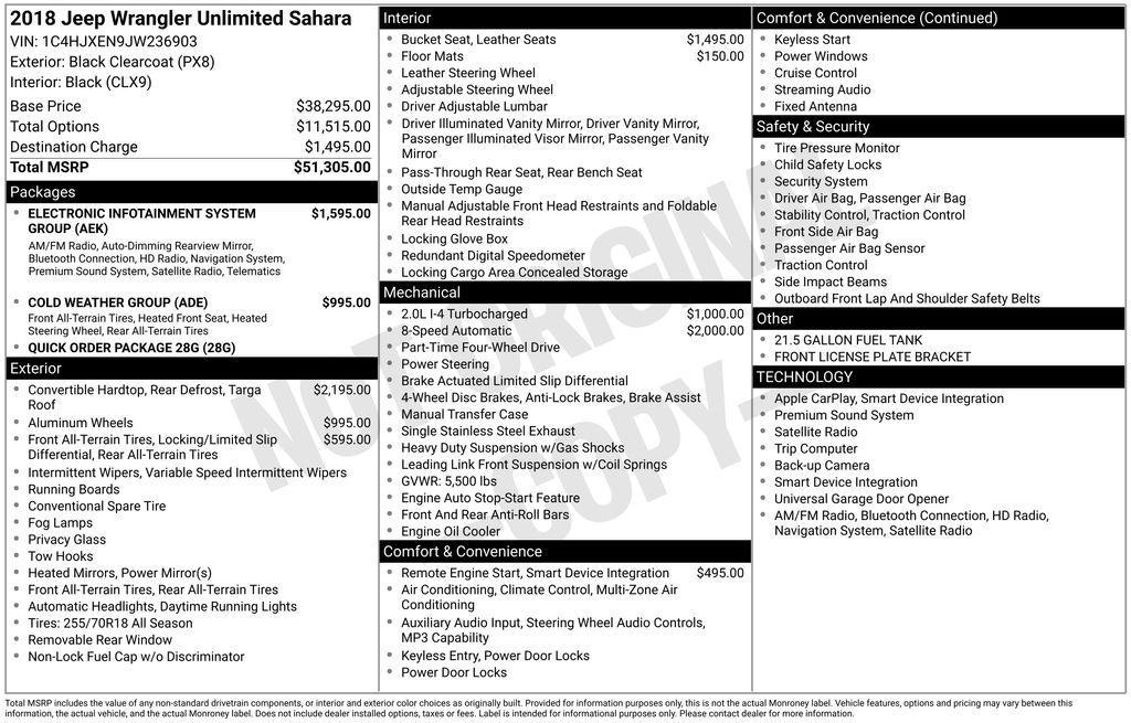 used 2018 Jeep Wrangler Unlimited car, priced at $26,435