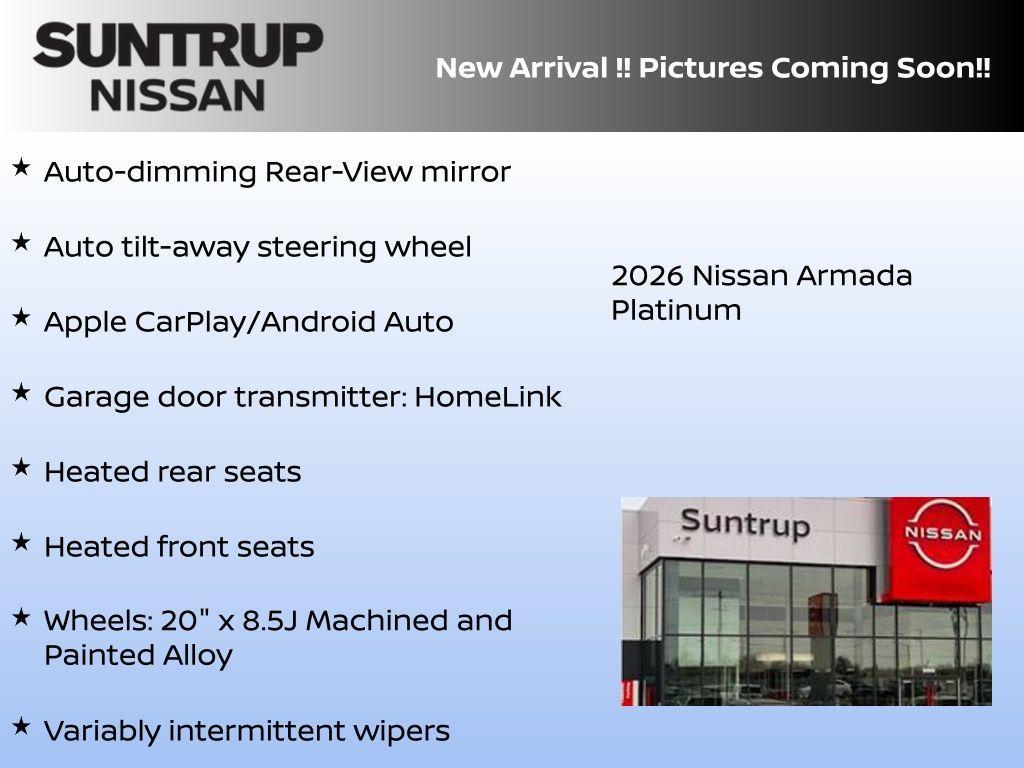 new 2026 Nissan Armada car, priced at $78,020