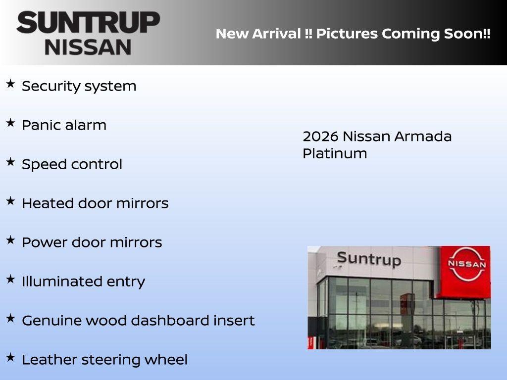 new 2026 Nissan Armada car, priced at $78,020
