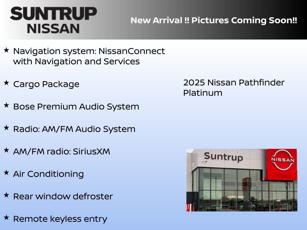 new 2025 Nissan Pathfinder car, priced at $43,174