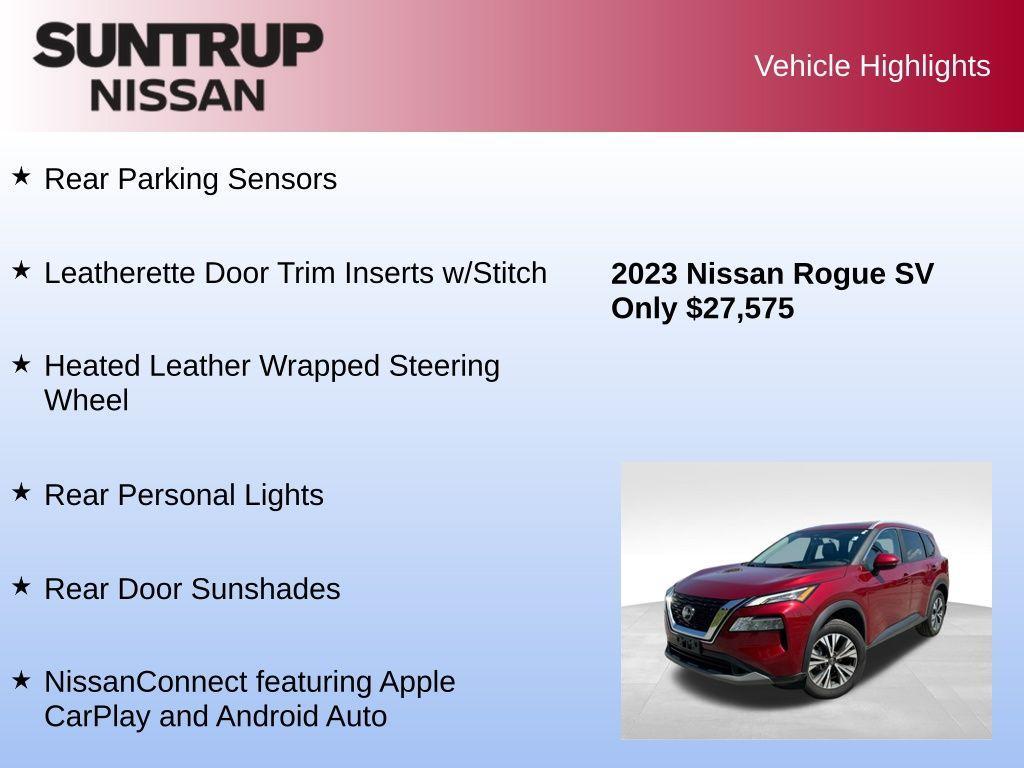used 2023 Nissan Rogue car, priced at $27,575