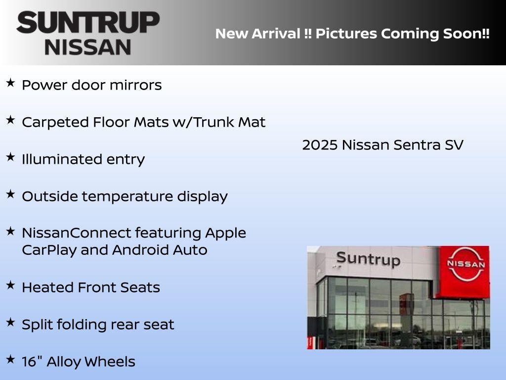 new 2025 Nissan Sentra car, priced at $21,567