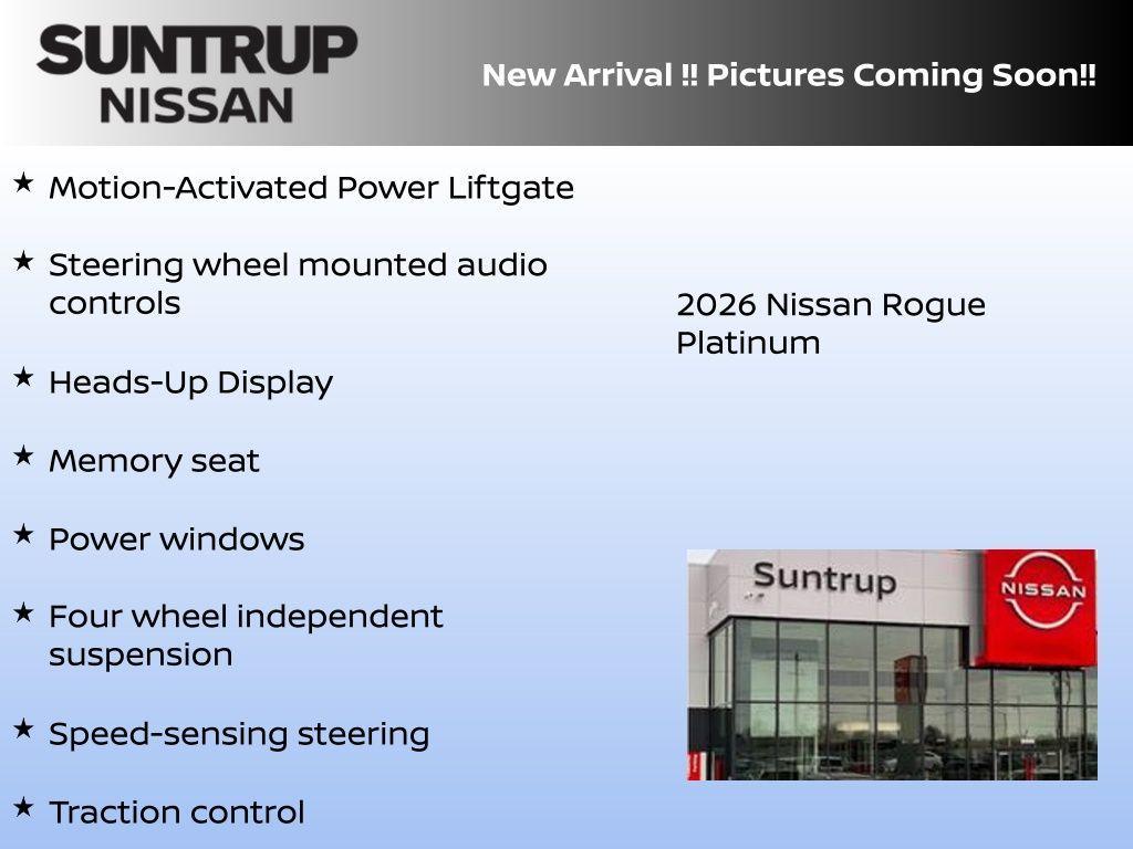 new 2026 Nissan Rogue car, priced at $44,605