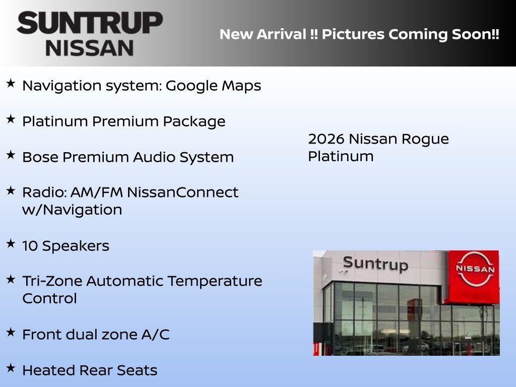 new 2026 Nissan Rogue car, priced at $40,335