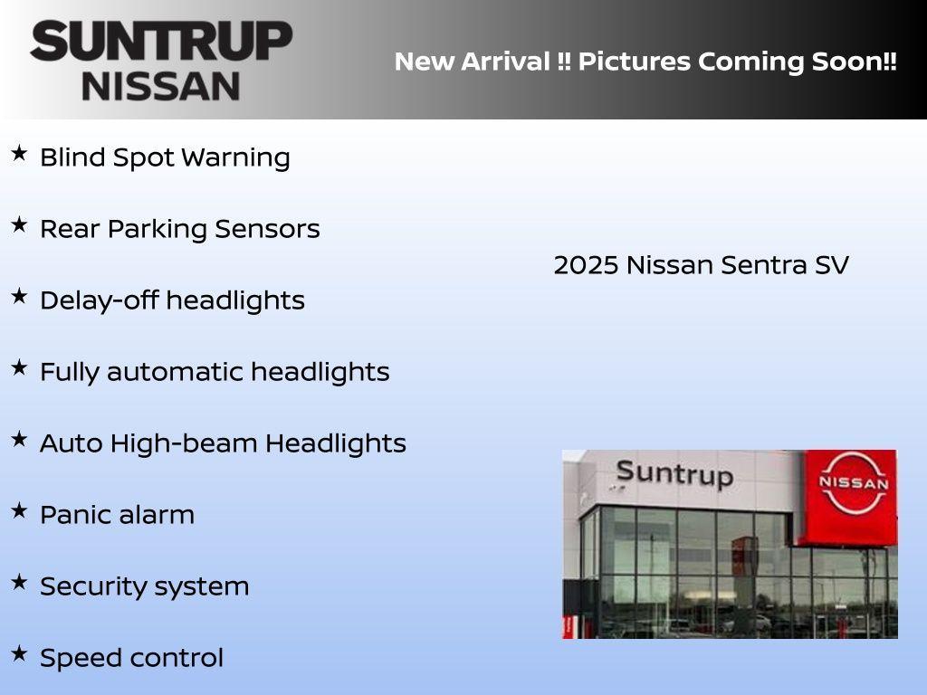 new 2025 Nissan Sentra car, priced at $20,867