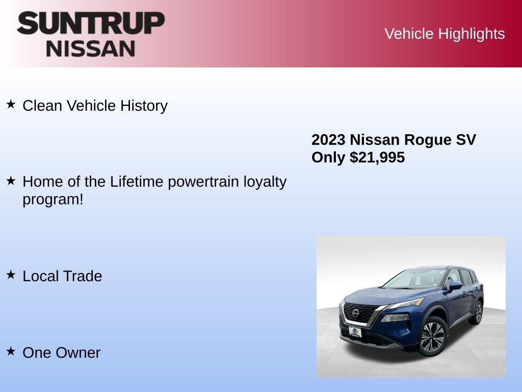 used 2023 Nissan Rogue car, priced at $21,995