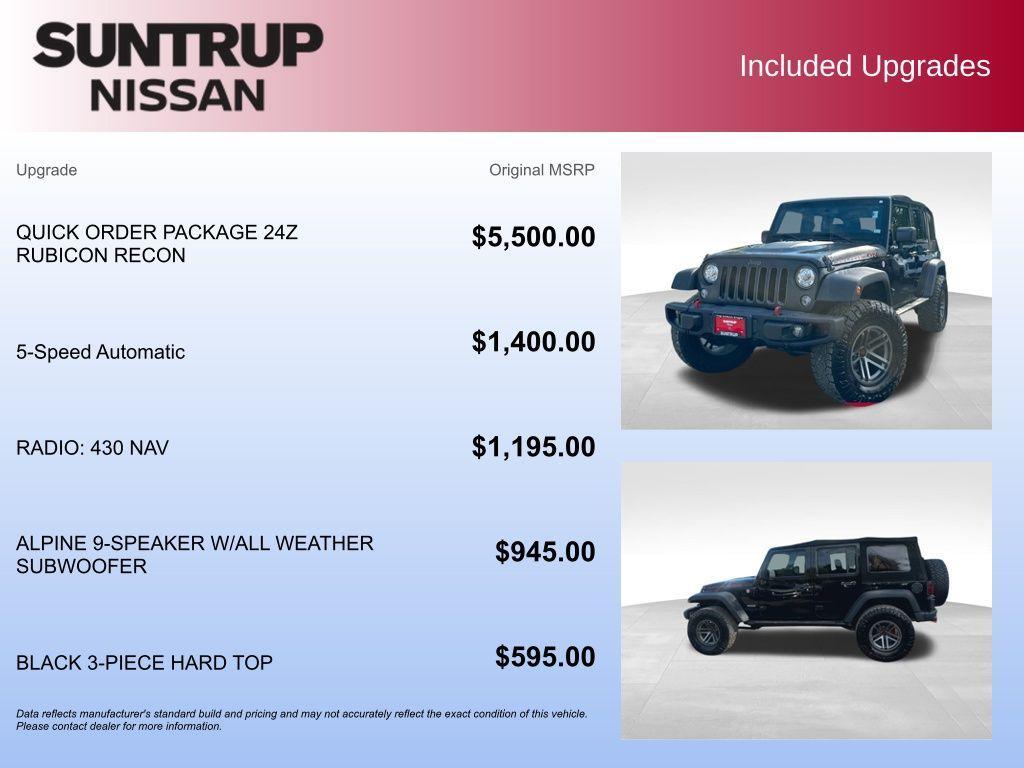 used 2017 Jeep Wrangler Unlimited car, priced at $21,155