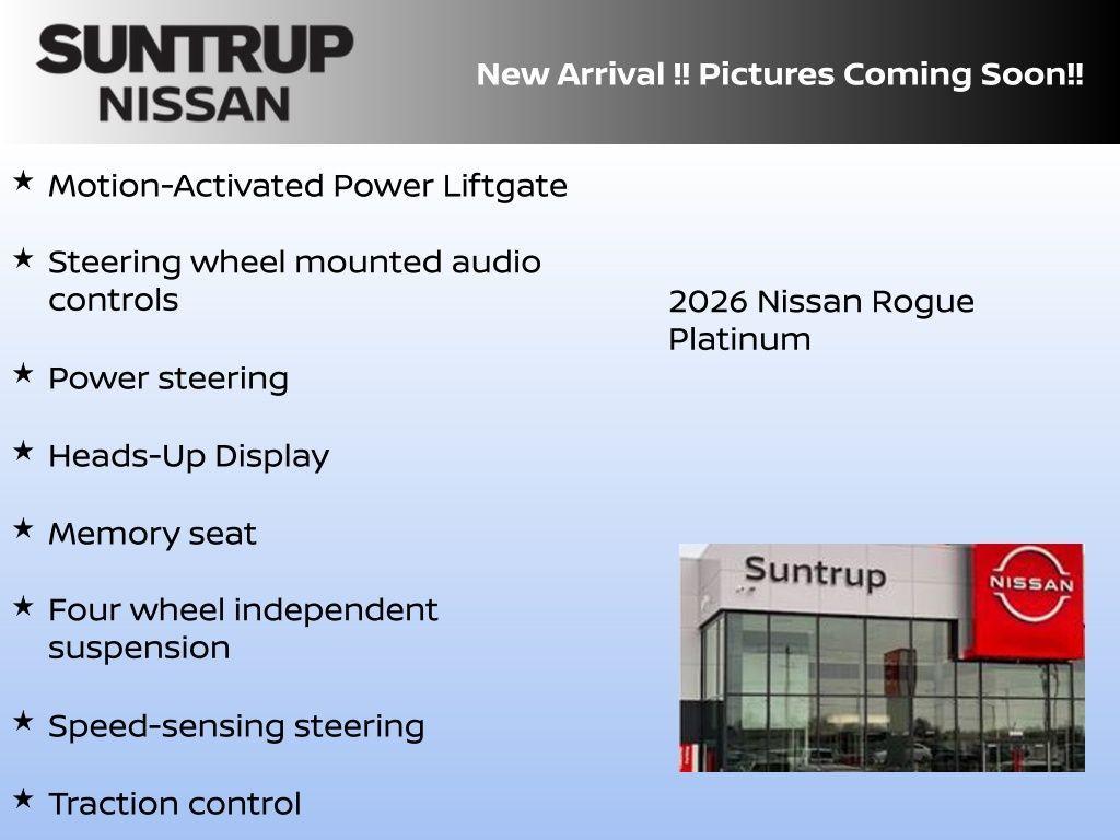 new 2026 Nissan Rogue car, priced at $37,957