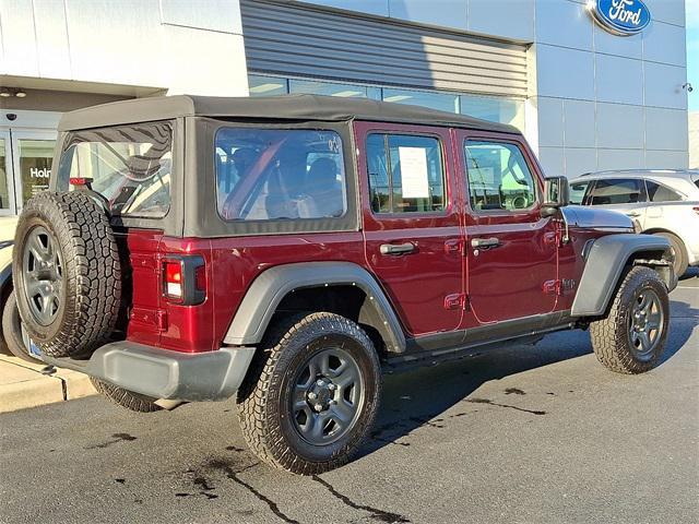 used 2022 Jeep Wrangler Unlimited car, priced at $23,713