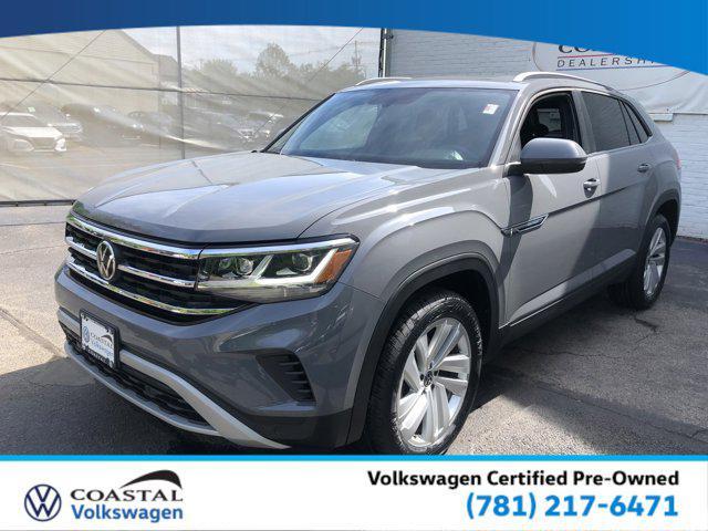 used 2021 Volkswagen Atlas Cross Sport car, priced at $27,802