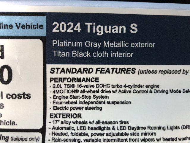 new 2024 Volkswagen Tiguan car, priced at $31,861