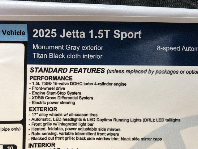 new 2025 Volkswagen Jetta car, priced at $24,520