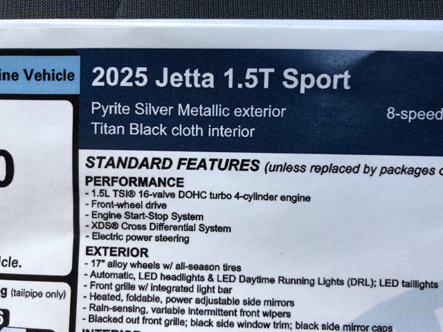 new 2025 Volkswagen Jetta car, priced at $24,083