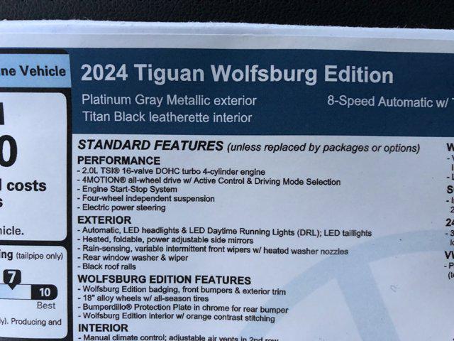 new 2024 Volkswagen Tiguan car, priced at $32,533