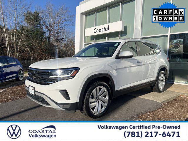 used 2021 Volkswagen Atlas car, priced at $29,638