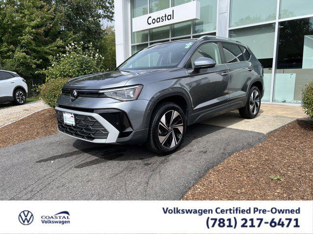 used 2025 Volkswagen Taos car, priced at $27,511