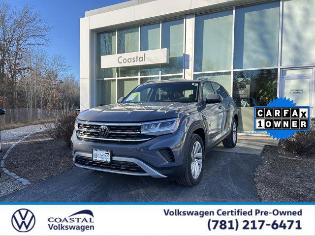 used 2021 Volkswagen Atlas Cross Sport car, priced at $25,998