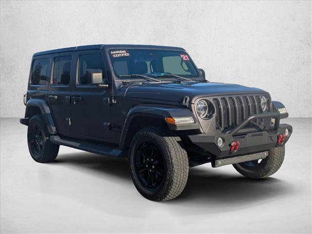 used 2021 Jeep Wrangler Unlimited car, priced at $31,811