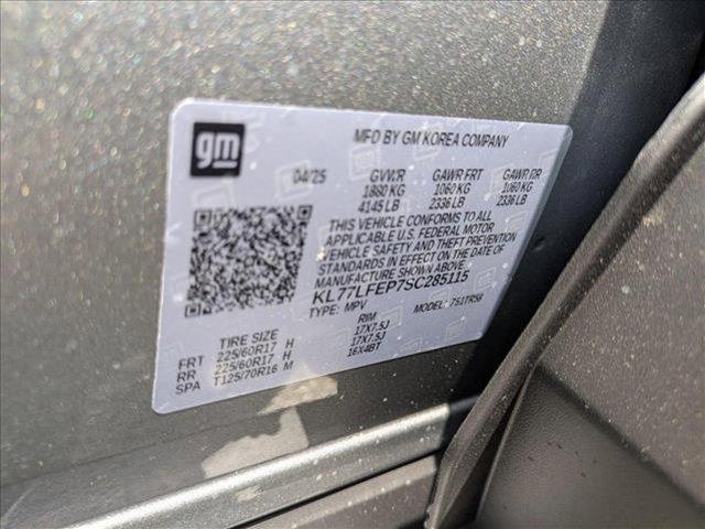 new 2025 Chevrolet Trax car, priced at $22,750