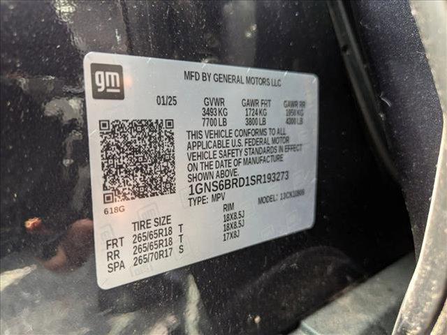new 2025 Chevrolet Suburban car, priced at $62,697