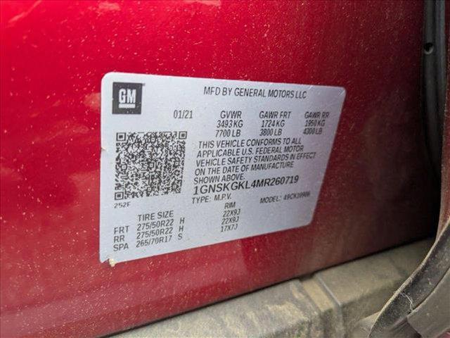used 2021 Chevrolet Suburban car, priced at $49,334