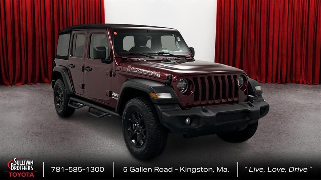 used 2021 Jeep Wrangler Unlimited car, priced at $31,887