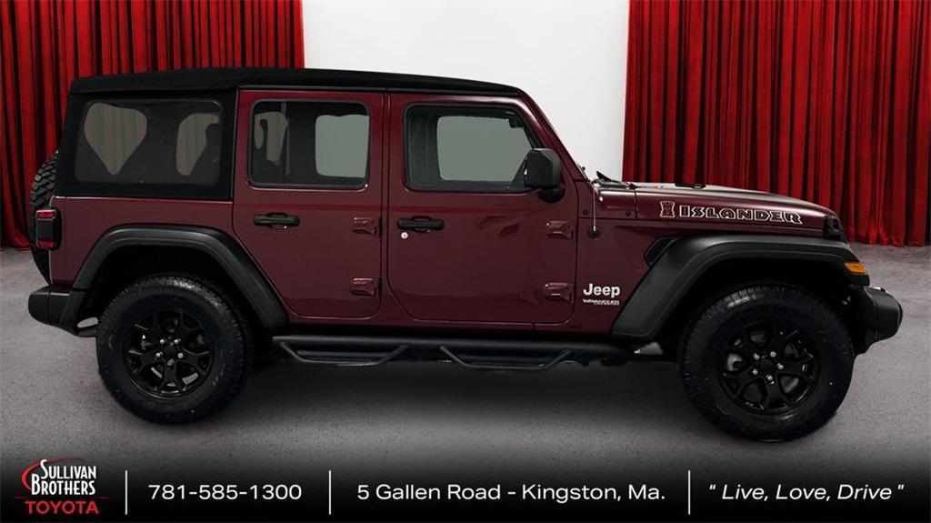 used 2021 Jeep Wrangler Unlimited car, priced at $31,887