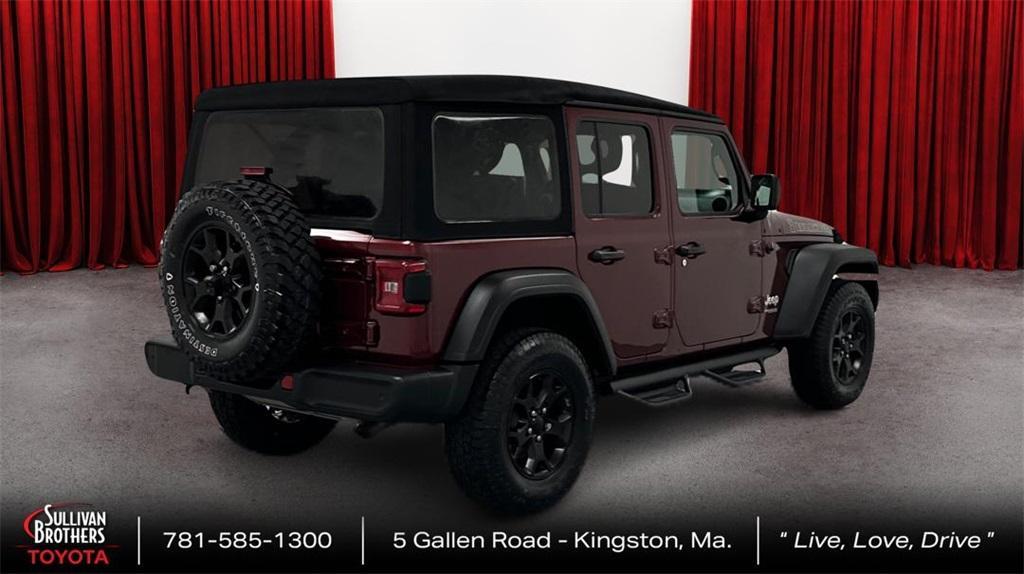 used 2021 Jeep Wrangler Unlimited car, priced at $31,887