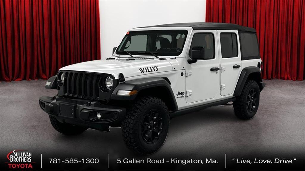 used 2022 Jeep Wrangler Unlimited car, priced at $33,574