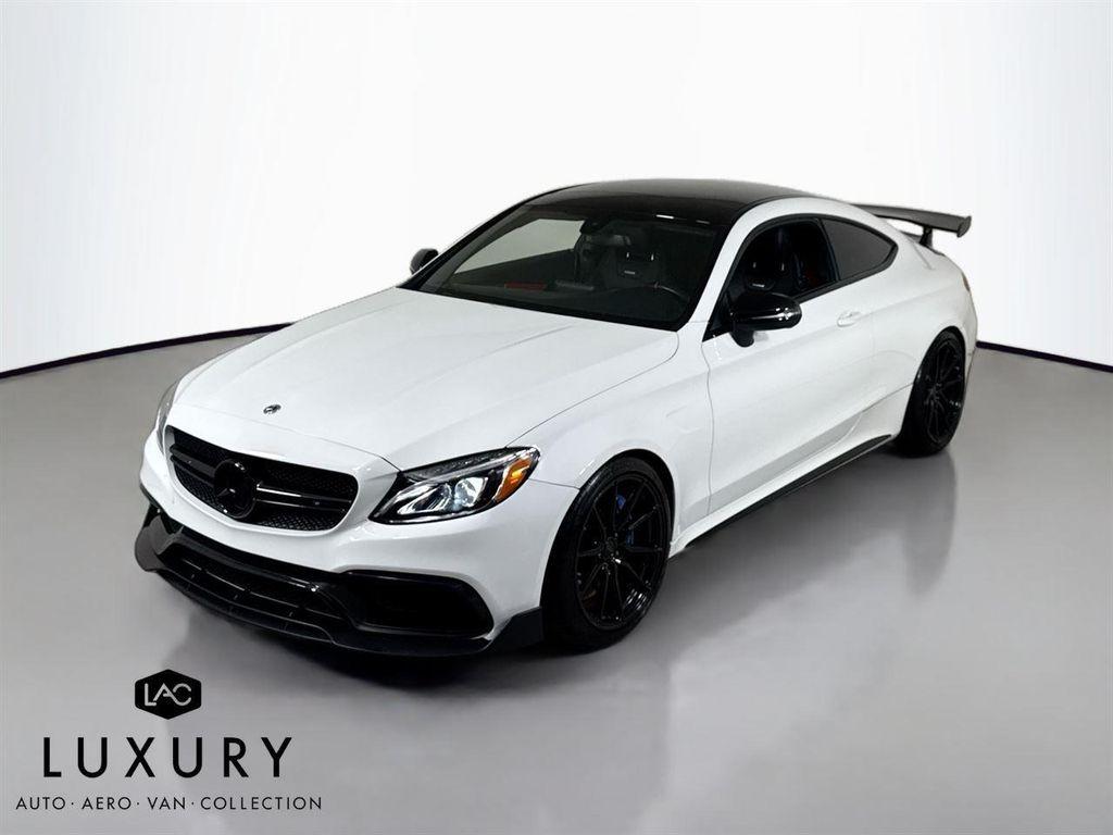 used 2018 Mercedes-Benz AMG C 63 car, priced at $56,999
