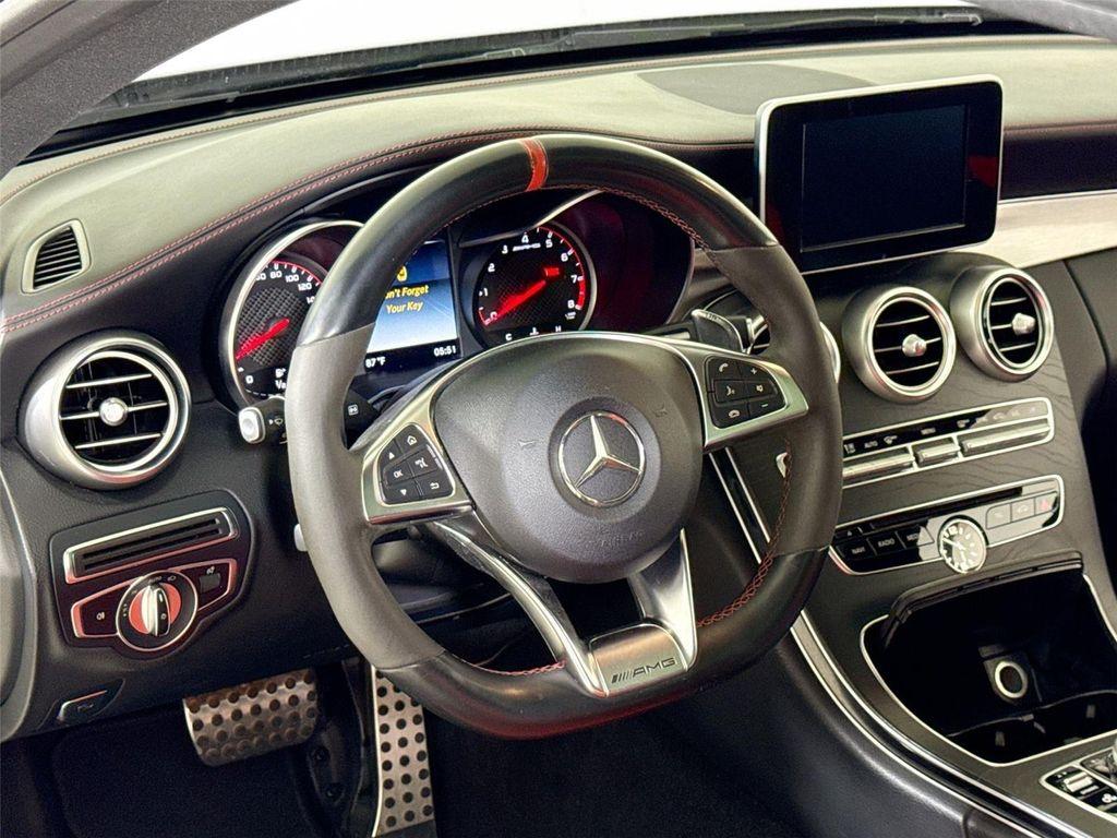 used 2018 Mercedes-Benz AMG C 63 car, priced at $56,999