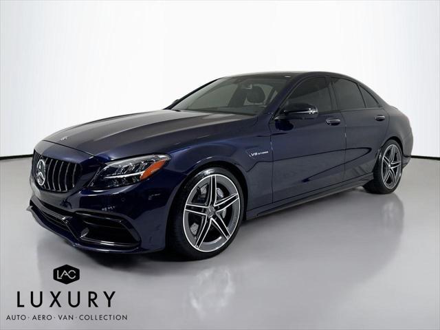 used 2021 Mercedes-Benz AMG C 63 car, priced at $64,999