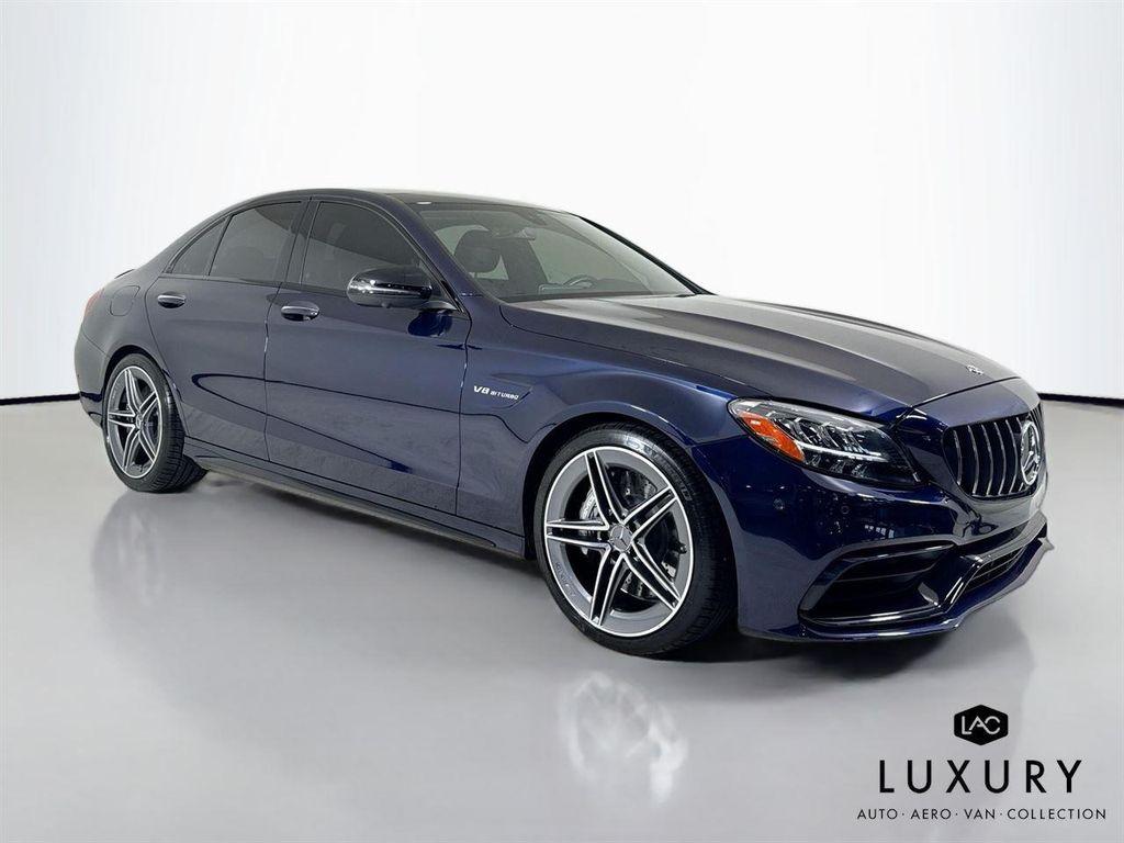 used 2021 Mercedes-Benz AMG C 63 car, priced at $62,799