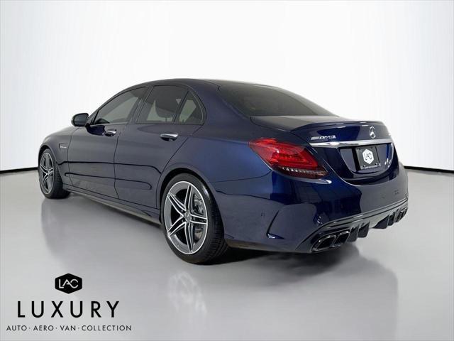 used 2021 Mercedes-Benz AMG C 63 car, priced at $64,999