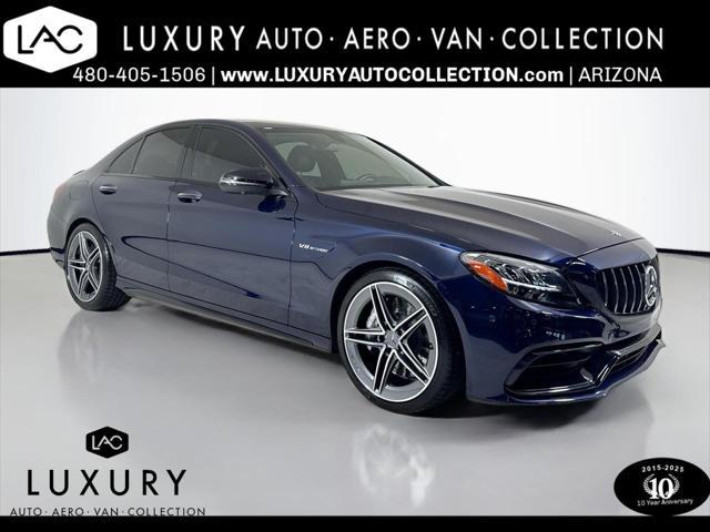 used 2021 Mercedes-Benz AMG C 63 car, priced at $64,999