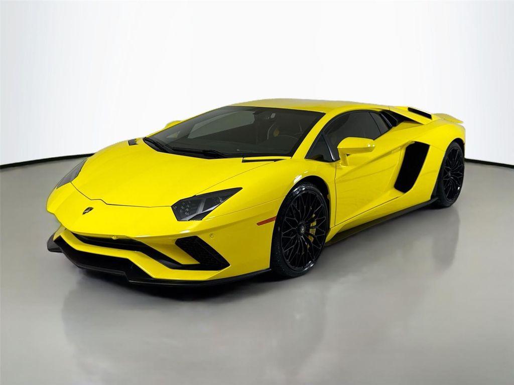 used 2018 Lamborghini Aventador S car, priced at $377,999