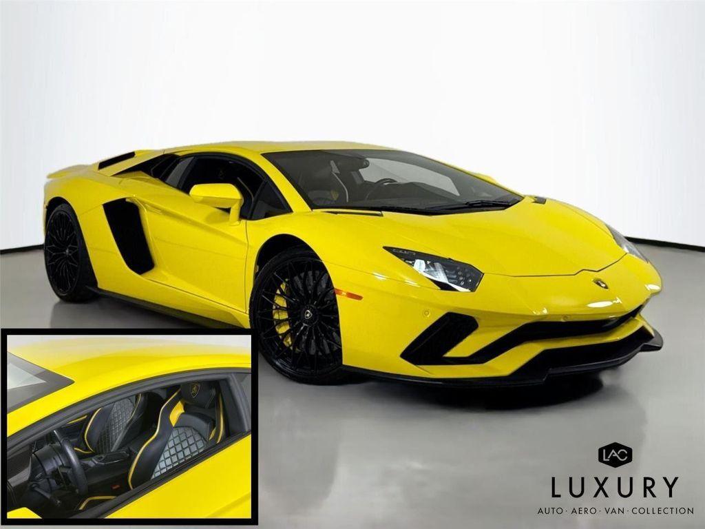 used 2018 Lamborghini Aventador S car, priced at $377,999