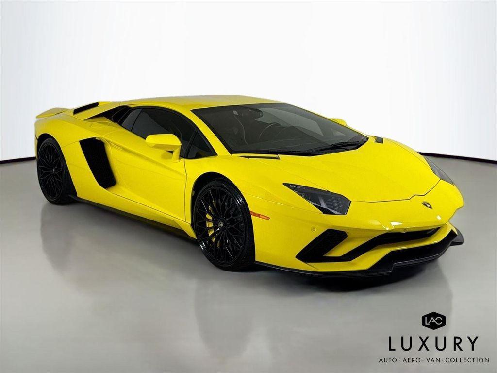 used 2018 Lamborghini Aventador S car, priced at $377,999