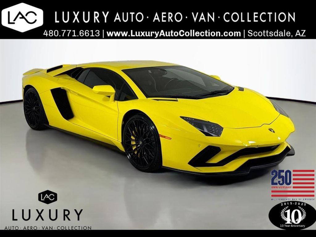 used 2018 Lamborghini Aventador S car, priced at $377,999