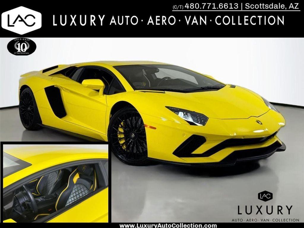 used 2018 Lamborghini Aventador S car, priced at $377,999