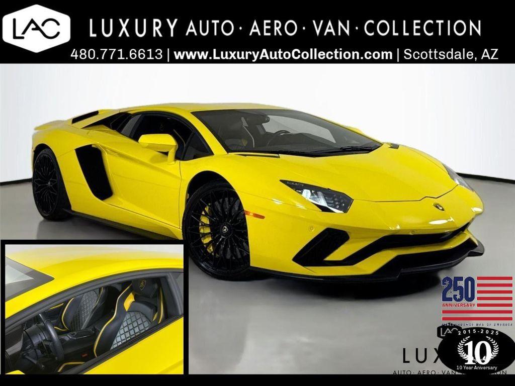 used 2018 Lamborghini Aventador S car, priced at $377,999