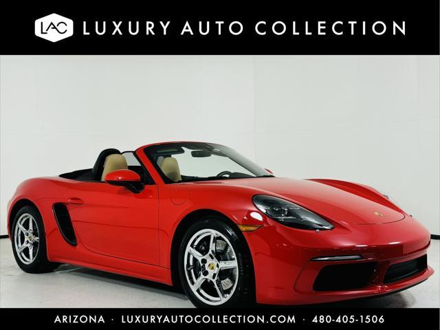 used 2021 Porsche 718 Boxster car, priced at $59,999