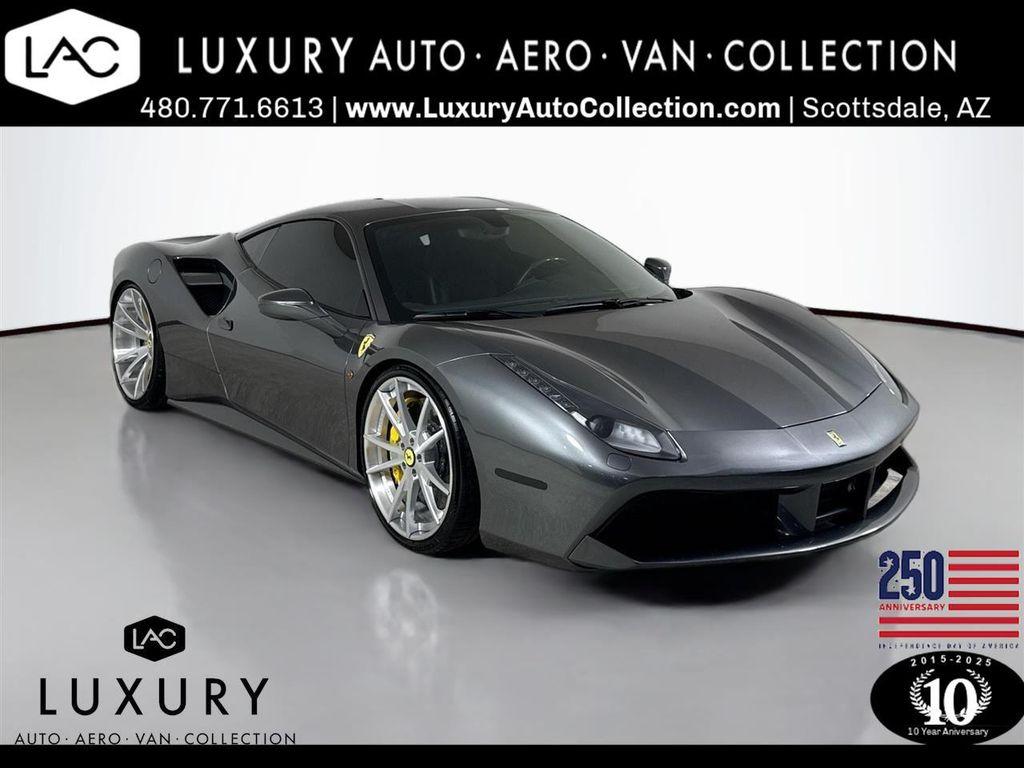 used 2018 Ferrari 488 GTB car, priced at $258,999
