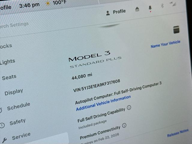 used 2019 Tesla Model 3 car, priced at $23,999